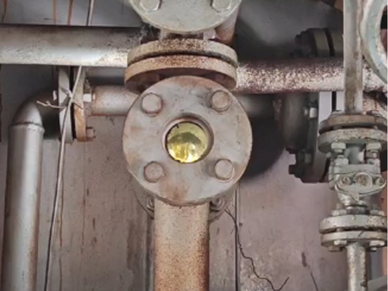 2025年4月10日浙江150吨导热油在线再生净化工程