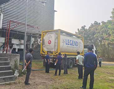 2025年4月20日泰国曼谷140吨导热油锅炉系统清洗工程