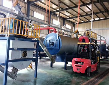 2025年6月3日江西抚州导热油锅炉清洗工程结束顺利投产运行